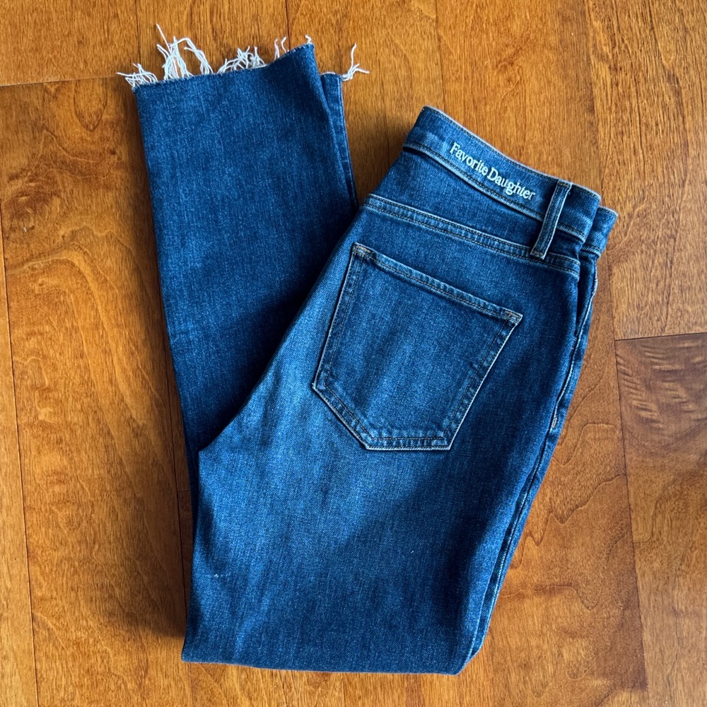 Favorite Daughter Dark Blue Valentina Jeans